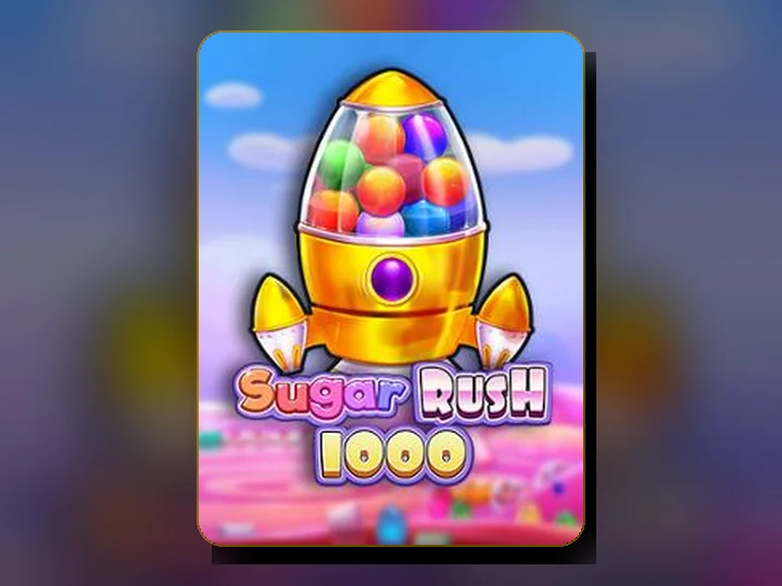 Sugar Rush 1000 -kolikkopelin kansikuva
